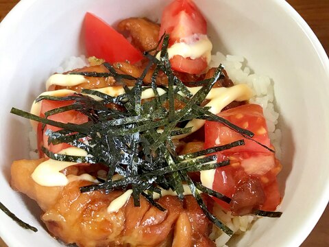 圧力鍋で作る照り焼きチキン丼